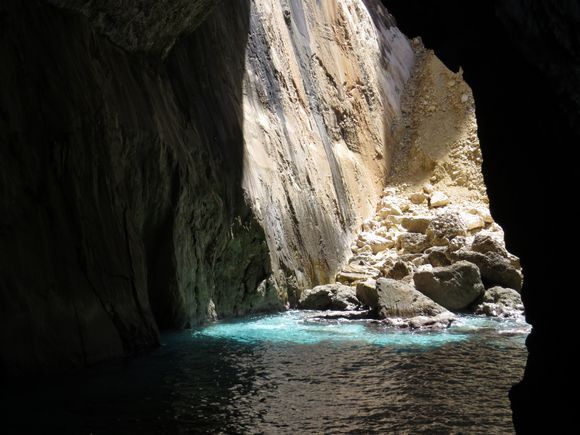 Beautiful caves of Paxos, great day out on a sail from Corfu.