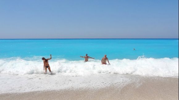 Milos beach Lefkada