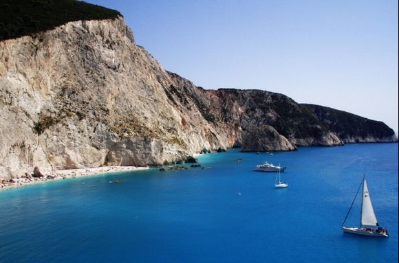 The famous beach of Porto Katsiki to Lefkada island. What to say about this place? Just impressed.