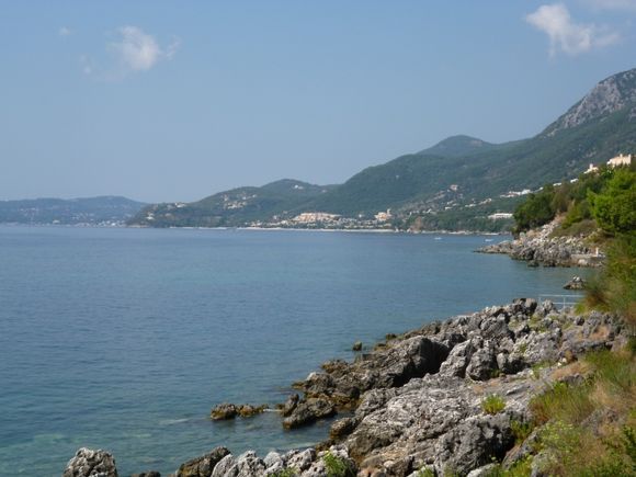 South of Kalami Bay (Nr Nissaki) looking towards Corfu Town