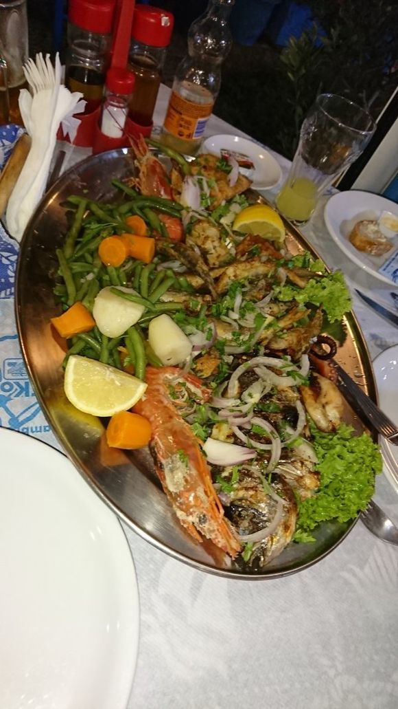 Seafood plate for 2