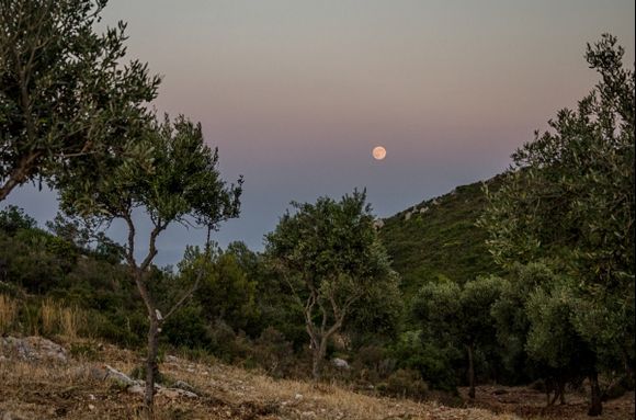 Super moon in Zakynthos