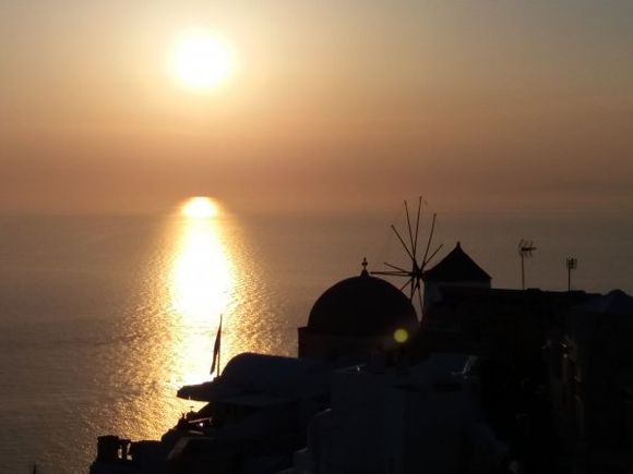 Sunset in oia