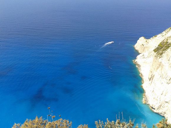 The blue of Navagio