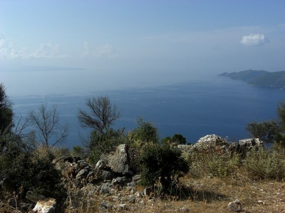 Near Vassiliki, on top of a mountain