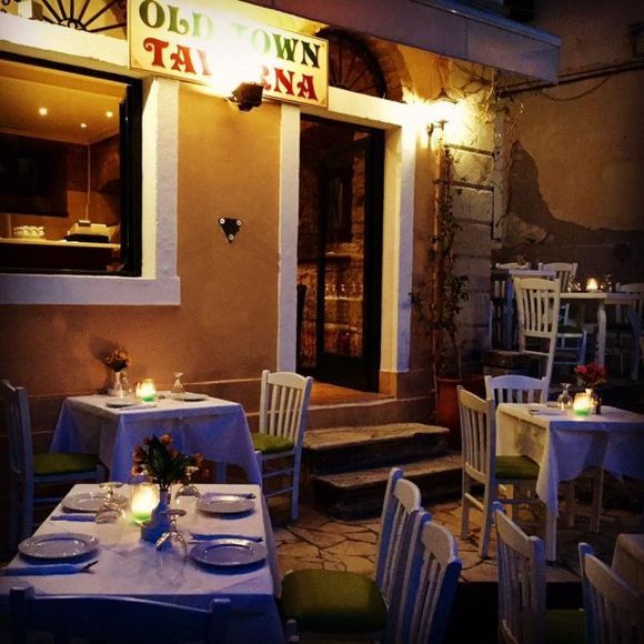 Dining in the Old Town, Corfu