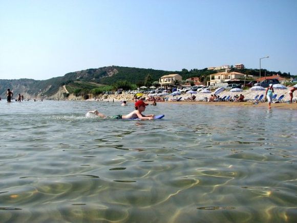 Perfect way to spend the school holidays!
Arillas Beach, Corfu.