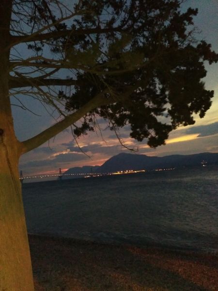 Agios Vasilis , Foinikies , sunset in Patraikos