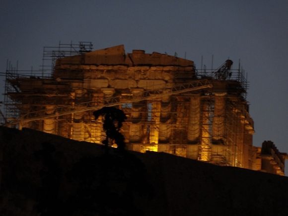 The Parthenon at dawn time