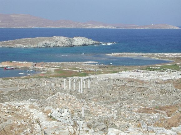 Delos, the archaeological site