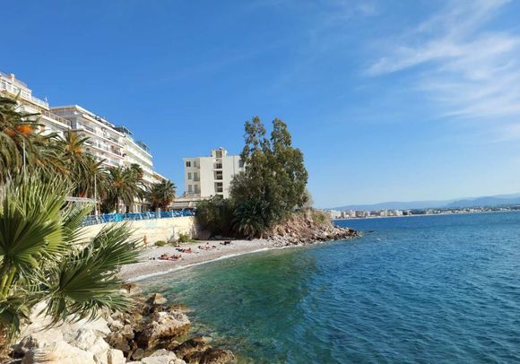 Spring bathers in Loutraki