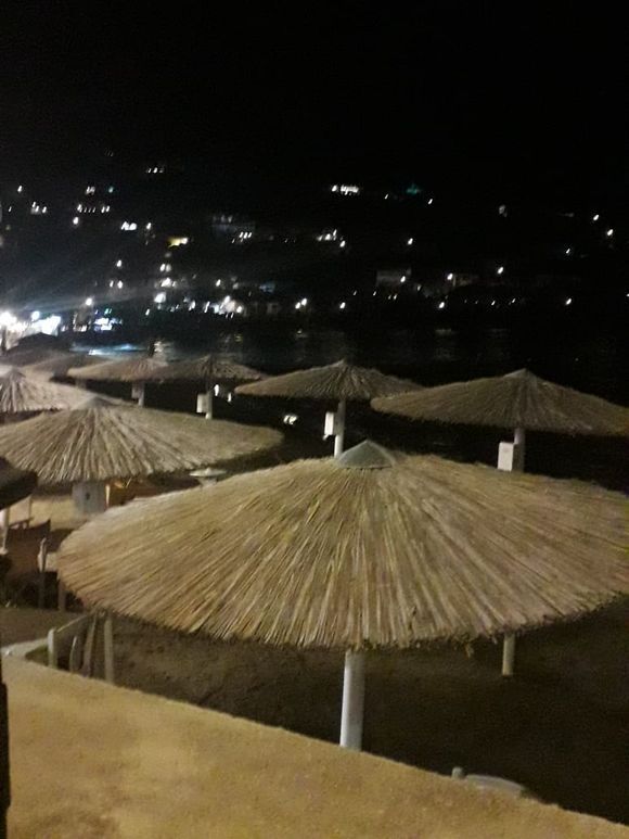 Kini beach at night