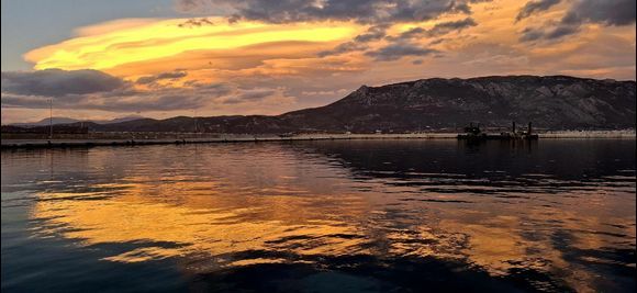 Loutraki Bay Sunset