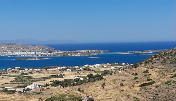 The view from the Paros mountain.