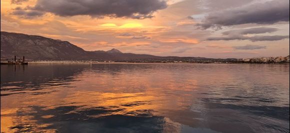 Loutraki Bay Sunset