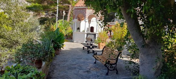 Crete: In a Monastery Garden (Monastery of St George of Sellinari)