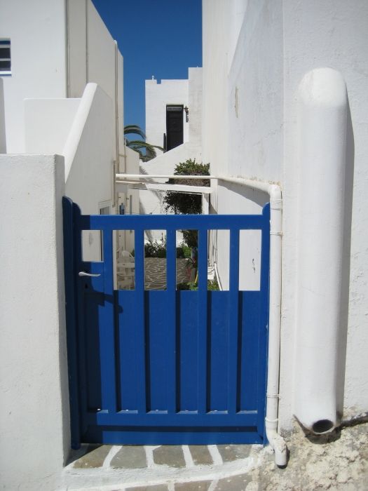 Blue door at Naoussa