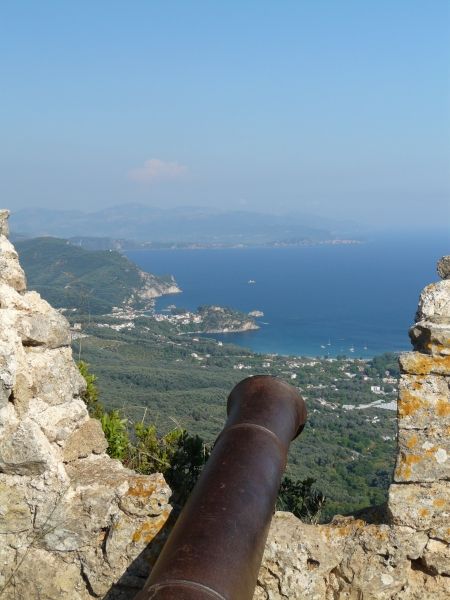 View to Parga from the Ali Pasa castle