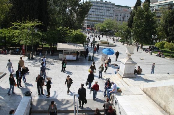 Syntagma metro exit