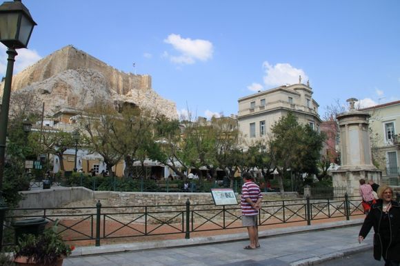 Acropolis and Lysicrates monument