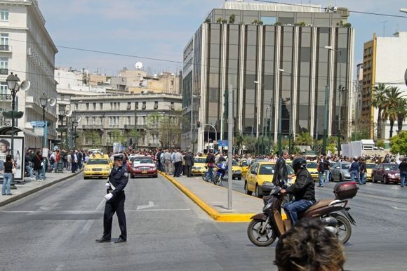 Taxi strike April 2010