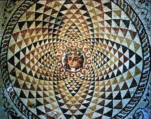 Mosaic in museum of Ancient Corinth