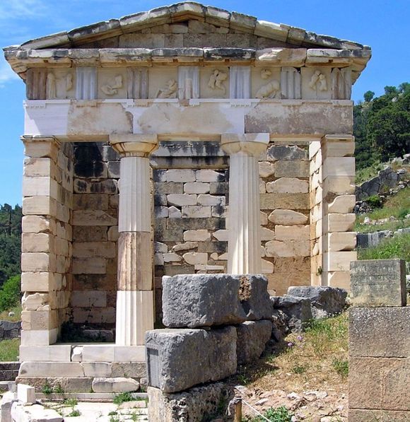 The treasury of the Athenians
