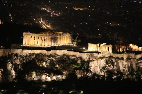 Acropolis seen from Lycabettus Hill