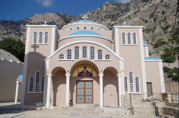 New church being built near Zaros (2016)