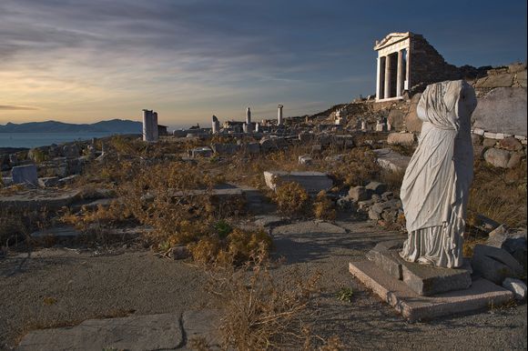 Late afternoon in Delos, I had dreamed of peaceful walks among these ruins for a lifetime. Who knows how many ancient Greek myths walked here thousands of years ago