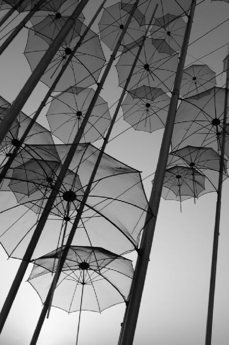 umbrella sculpture