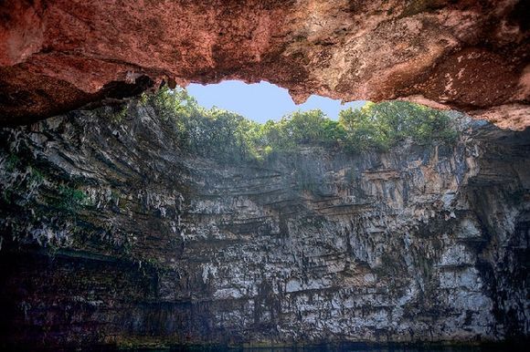 Melissani Cave\'s Hole