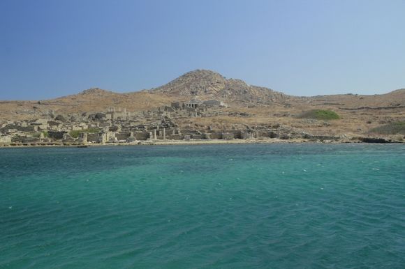 View of Delos ruins