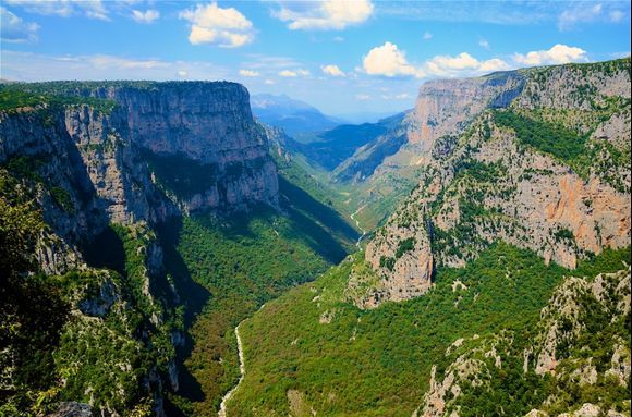Vikos gorge from south