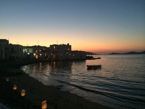 Sunset in Agios Dimitrios