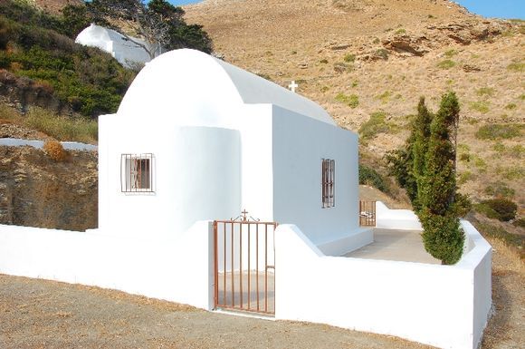 Greece\'s smallest church, Agios Fanourios in Amorgos