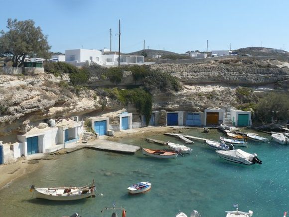Boathouses in Firopotamos