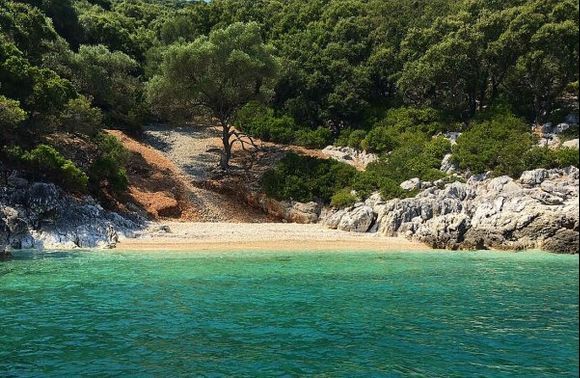 Secret beach , only accesible by boat