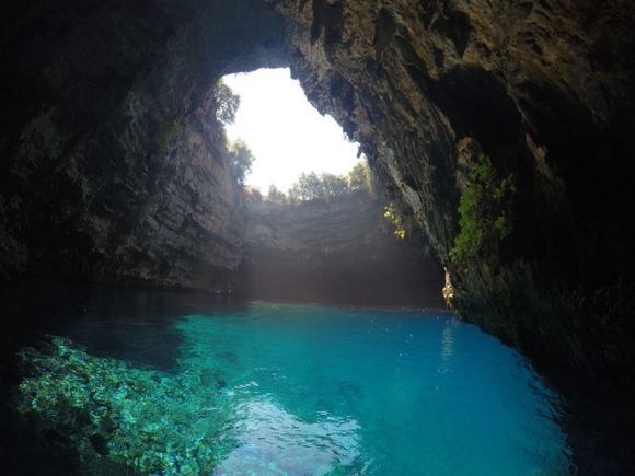 Melissani caves