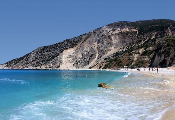 Myrtos beach !!