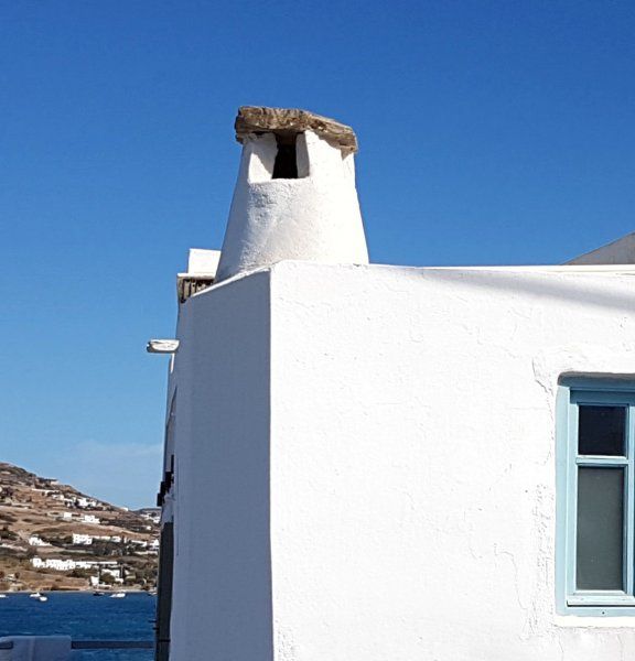 Chimney of a Cycladian house