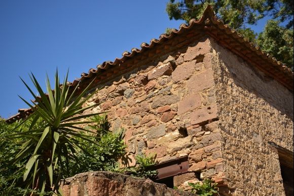 old walls in the town