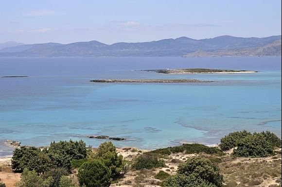 view to Peloponnese