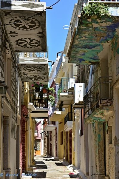 one of the narrow streets