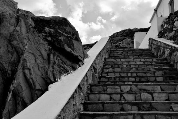stairs to the heaven of Greece