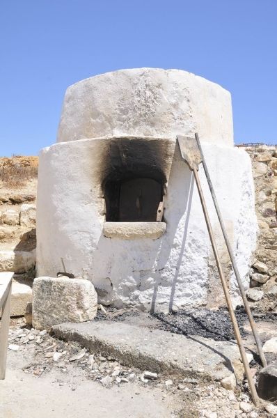 the oven at the Monastery