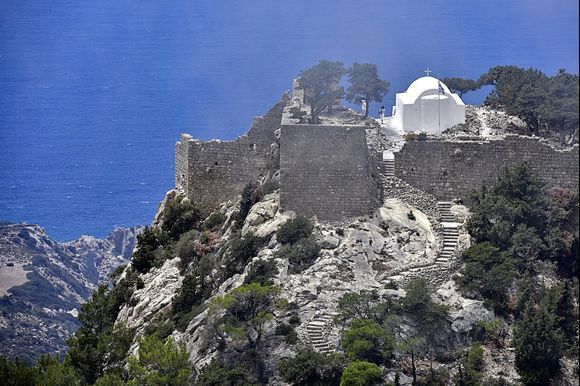 the chapell on Monolithos