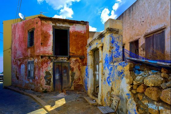 fascinating old colours on the island of Kasos