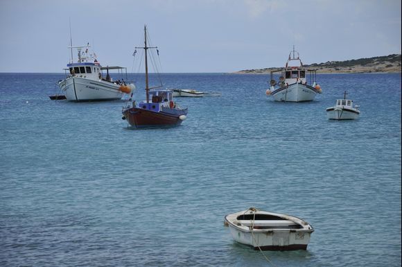 a part of the most fisher-boats in the Aegean