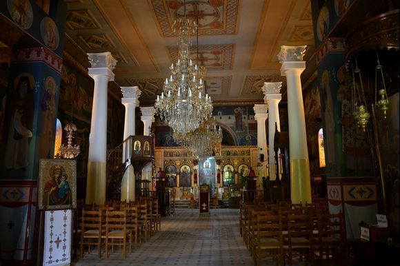 the holy church KOIMISEOS TIS THEOTOKOU in Kalavrita